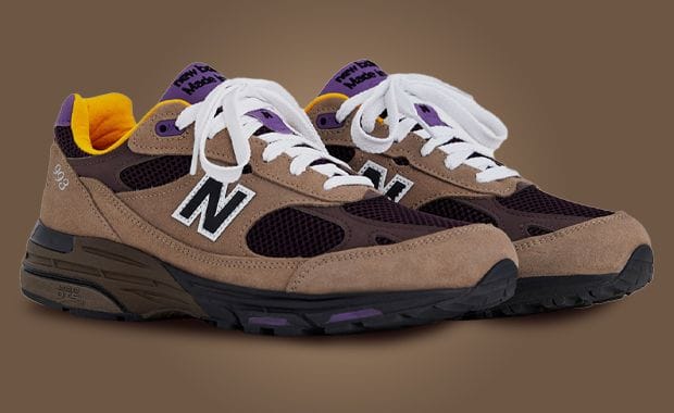 The New Balance 993 Made in USA Mushroom Midnight Violet Releases September 2024