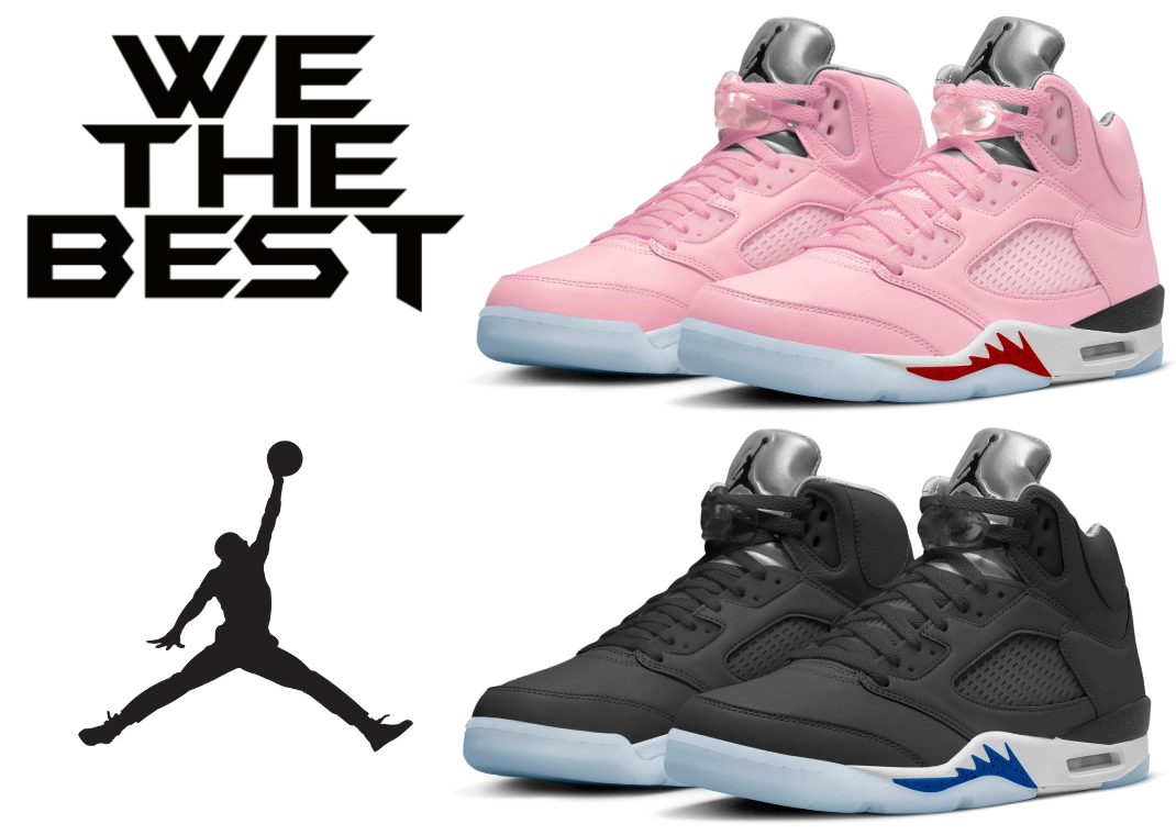 DJ Khaled x Air Jordan 5 Retro Arctic Pink & Black Racer Blue