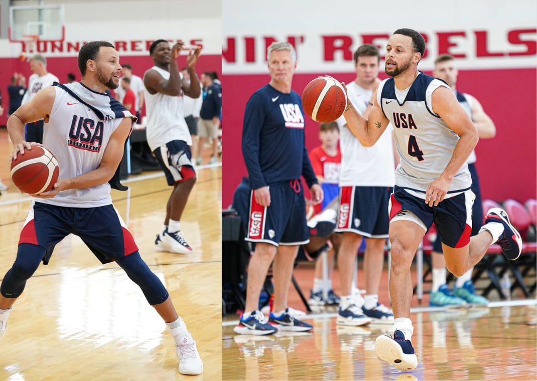 Steph Curry Wearing the Under Armour Curry 12