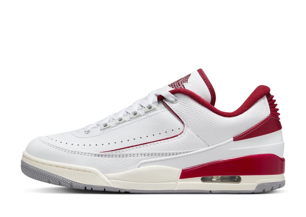 Jordan 2/3 White Varisty Red