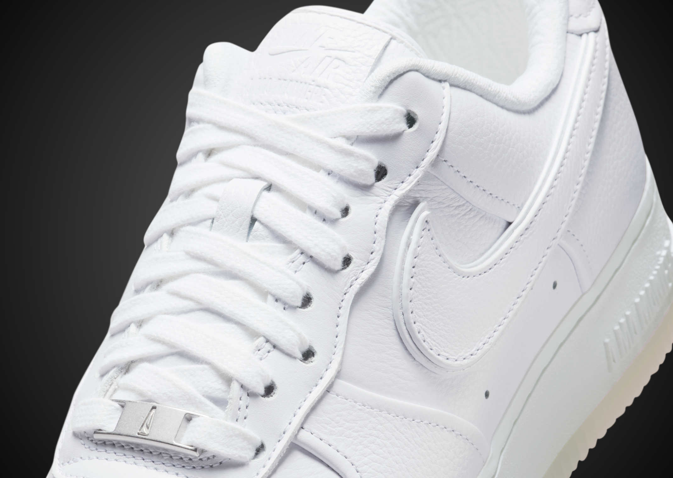 A Ma Maniere x Nike Air Force 1 Low WYWS Triple White - Detail