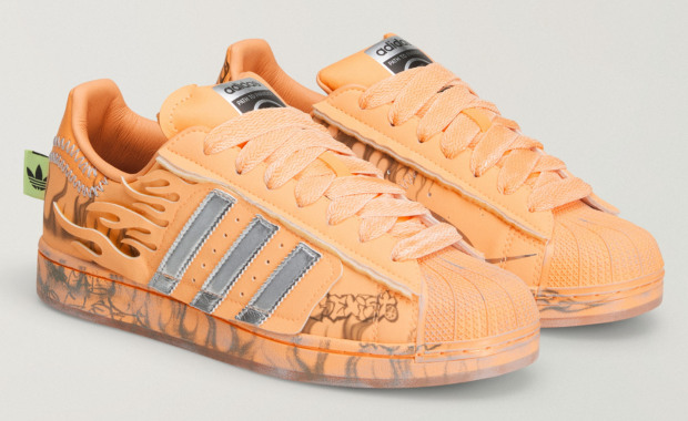 The Orange Hellstar x adidas Superstar Might be Their Best Collab Yet