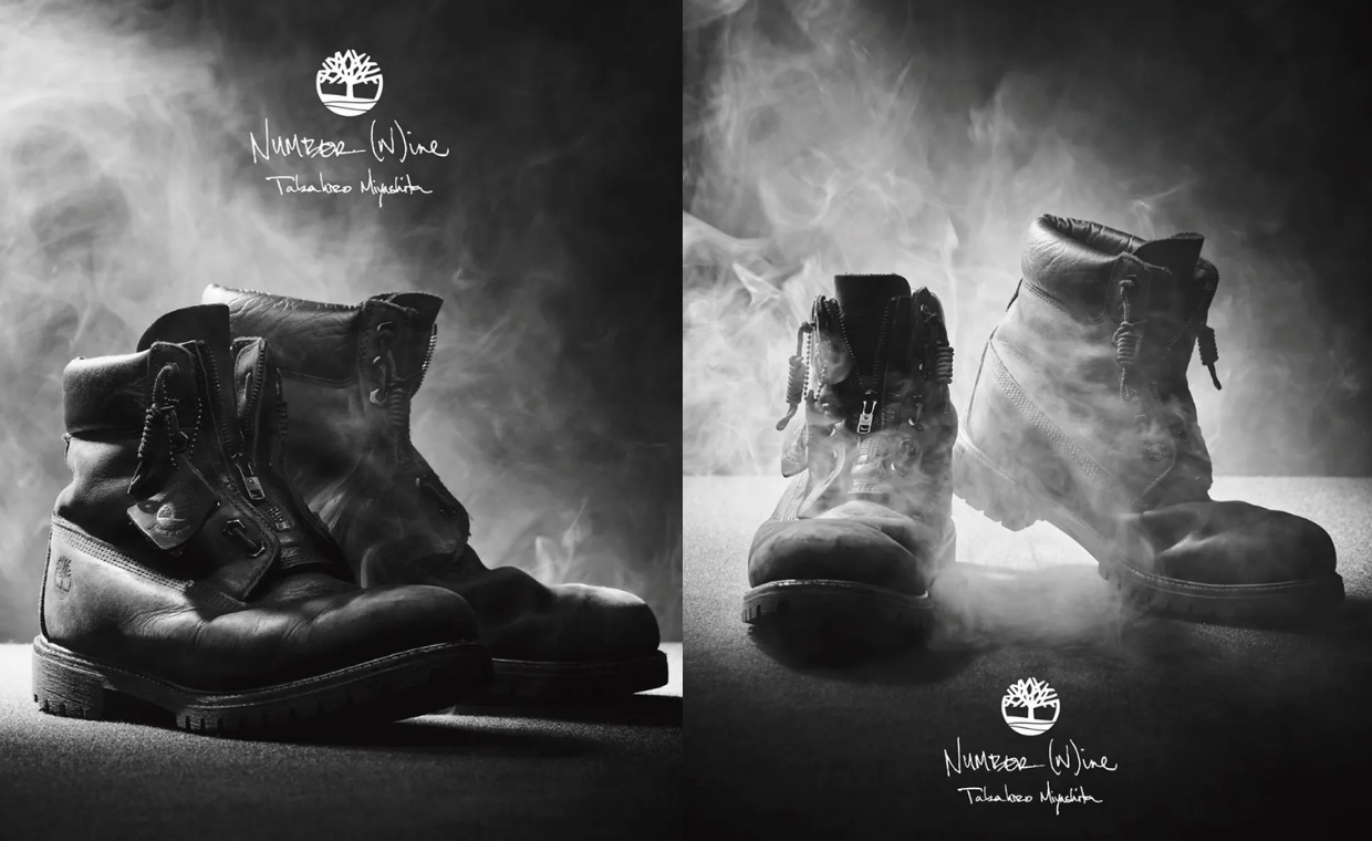 Number (N)ine by Takahiro Miyashita are Dropping a Nine Pair Timberland Collab at a Tokyo Pop-Up