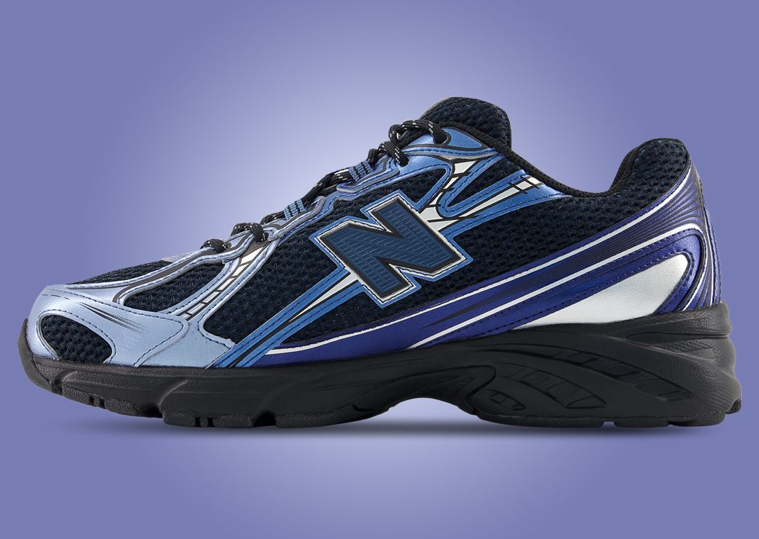 New Balance 740 Black Shoreline Blue Medial