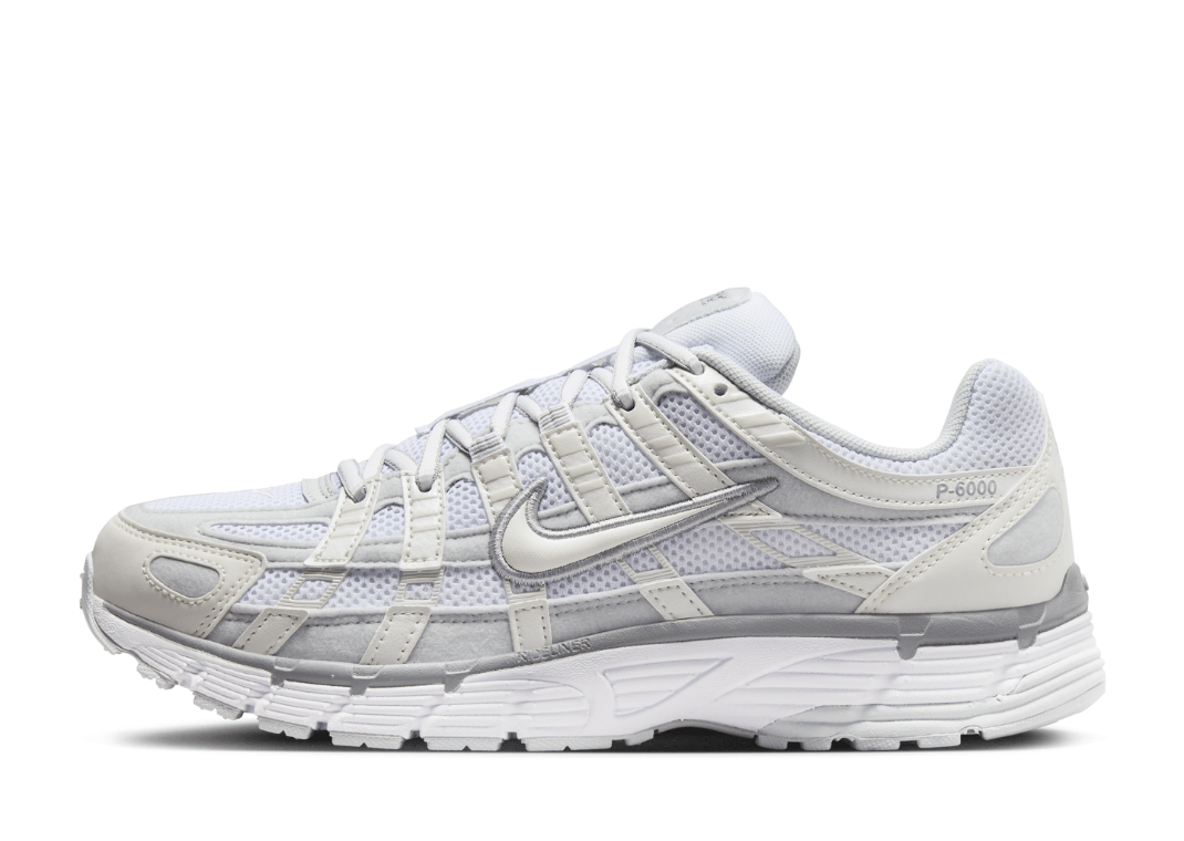 Nike P-6000 Metallic Summit White