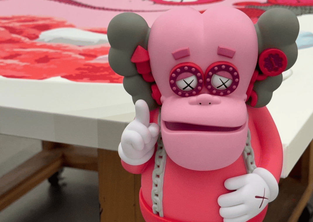 KAWS x Franken Berry Vinyl Up Close