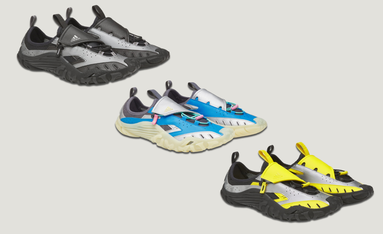 Pharrell’s adidas Watermoc Collab Drops in Three Debut Colorways This Weekend