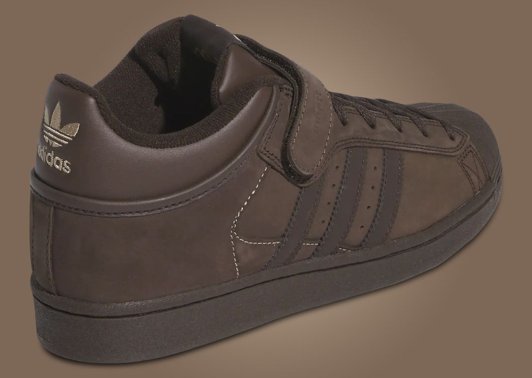 Niels Bennett x adidas Pro Shell Adv Brown Heel Angle
