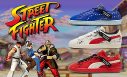 Hadouken! Puma’s Latest Collab Collection Turns Street Fighter Characters into Suedes