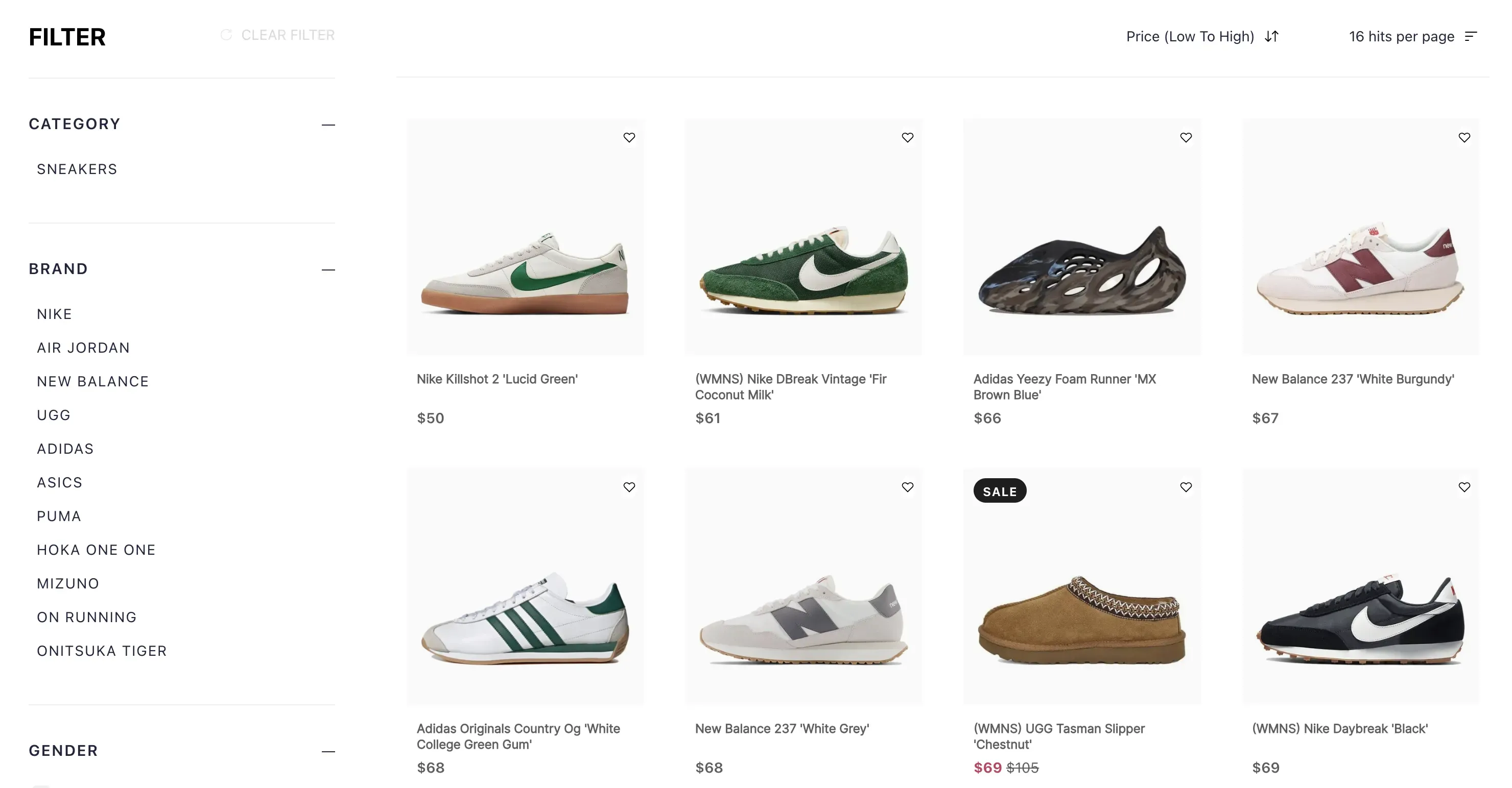 Get deals on sneakers at Kick's Crew