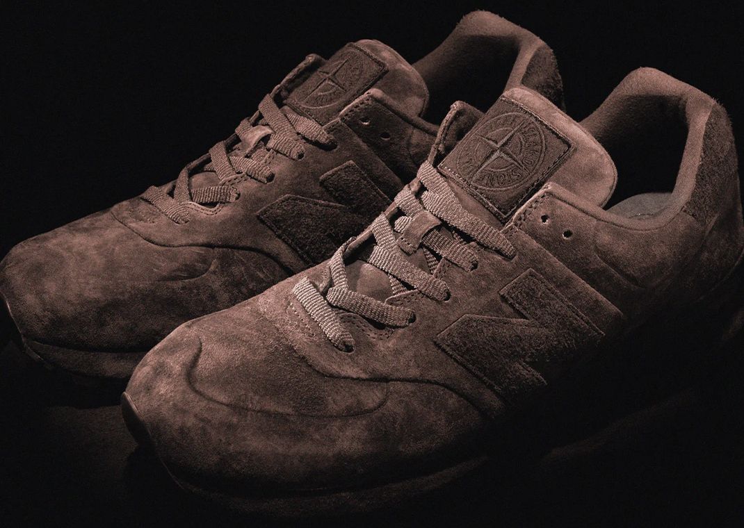 Stone Island x New Balance 574 Legacy Ghost Dark Brown