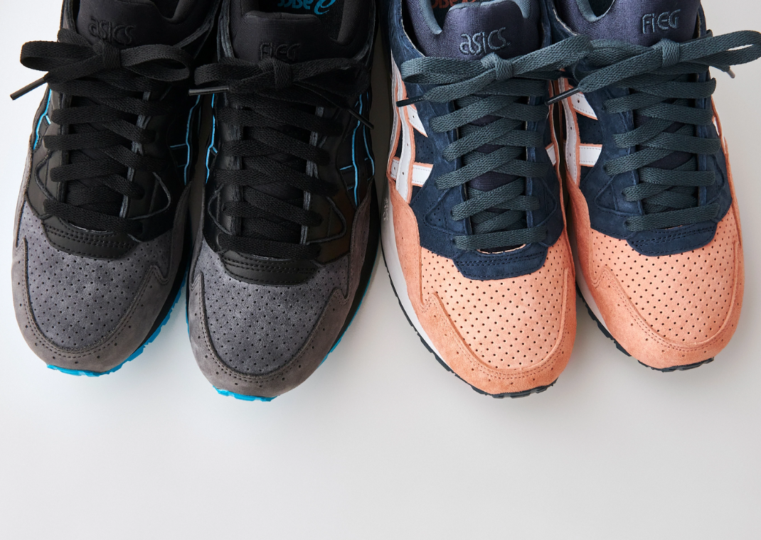 Kith x Asics Gel-Lyte V Leatherback and Salmon Toe