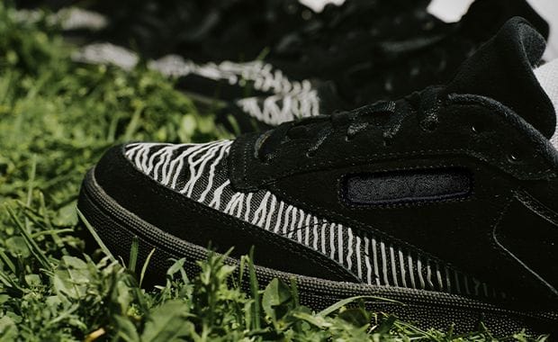 The PLEASURES x Joy Division x Reebok Club C Releases April 2025