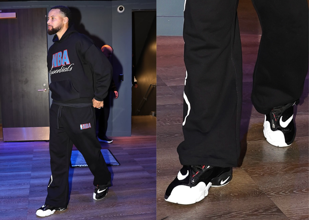 Steph Curry Wears The Glove