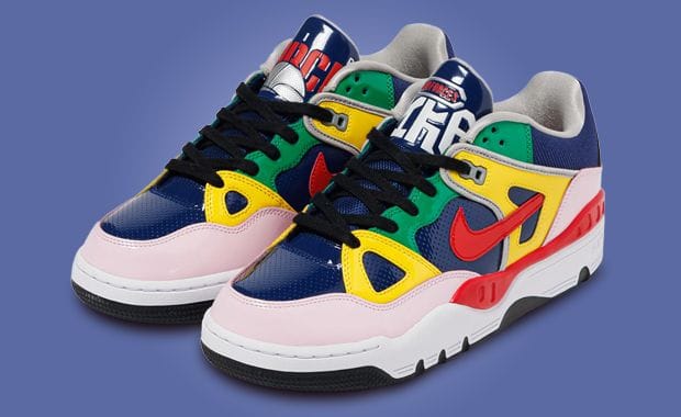 The Nigo x Nike Air Force 3 Low Blue Multi-Color Releases September 2024