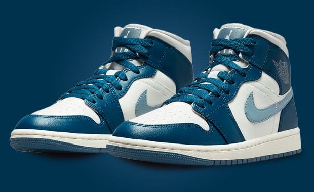 Bold Blue Hues Dominate This Air Jordan 1 Mid