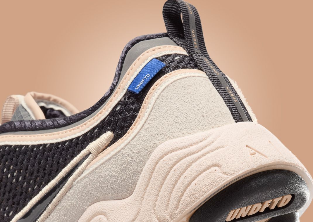 Undefeated x Nike Air Zoom Spiridon Phantom Heel Detail