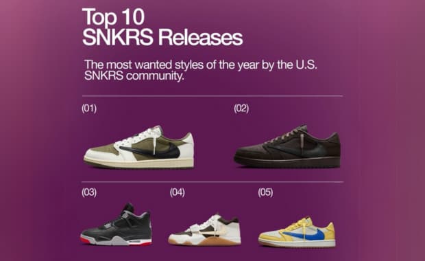 Top Five Nike SNKRS releases in 2024