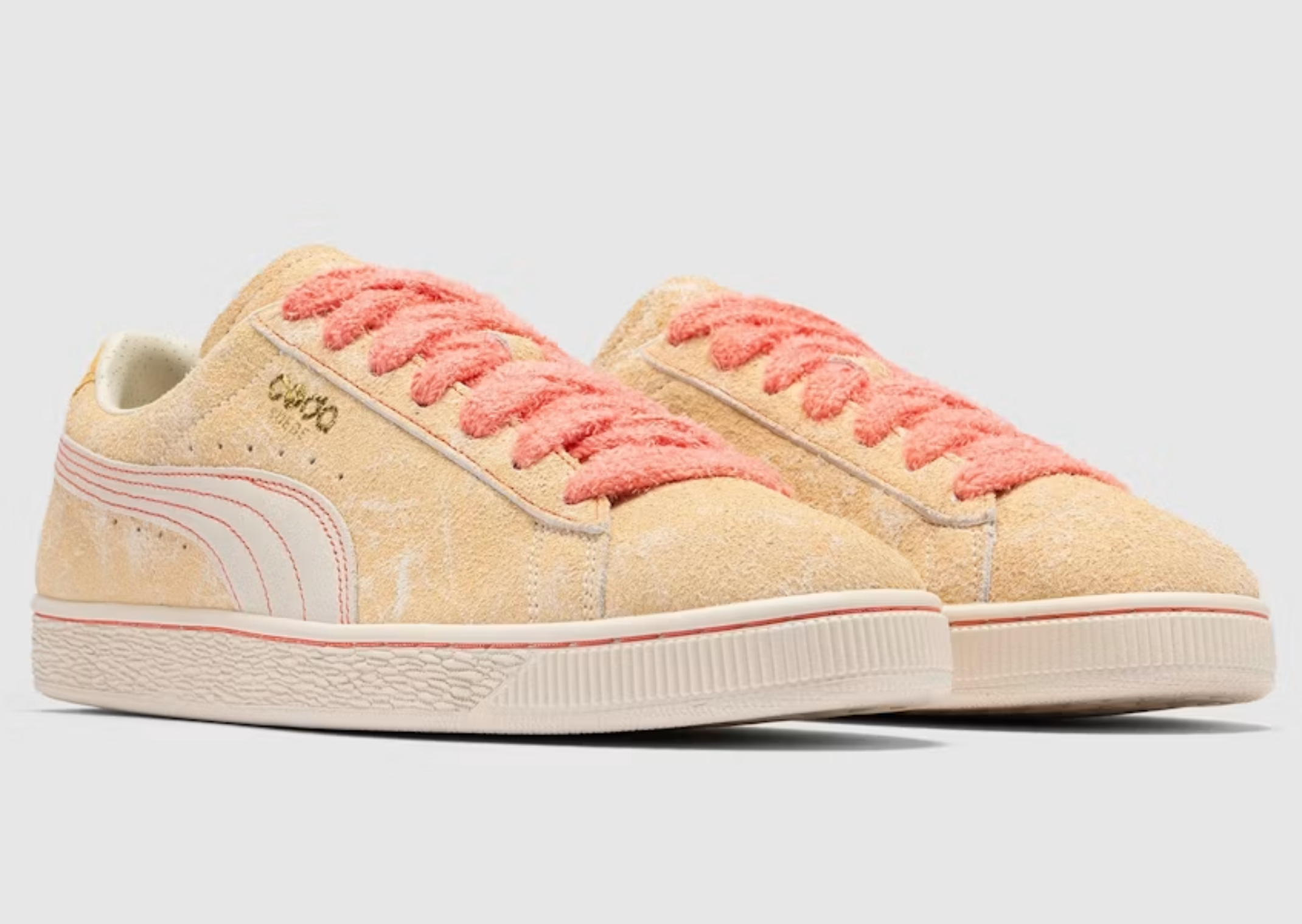 The Whitaker Group x Puma Suede Coda Echo Points Flaxen - Angle