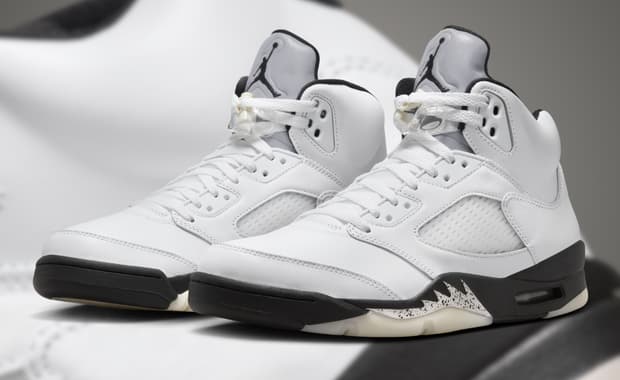 Where to Buy the Air Jordan 5 Retro White Metallic Black