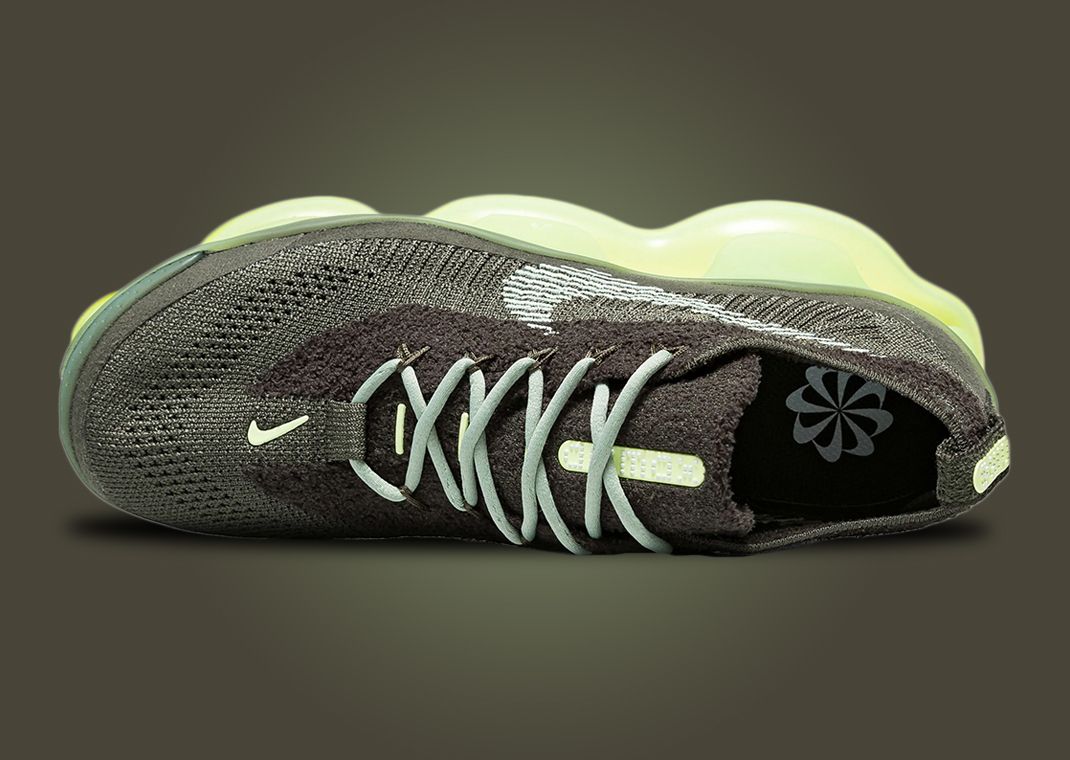 This Nike Air Max Scorpion Flyknit NN Is Green Both In A