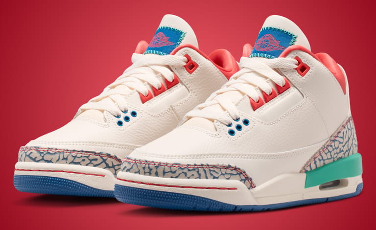 The Air Jordan 3 Retro Chalk Track is a Modified Classic for the Kids