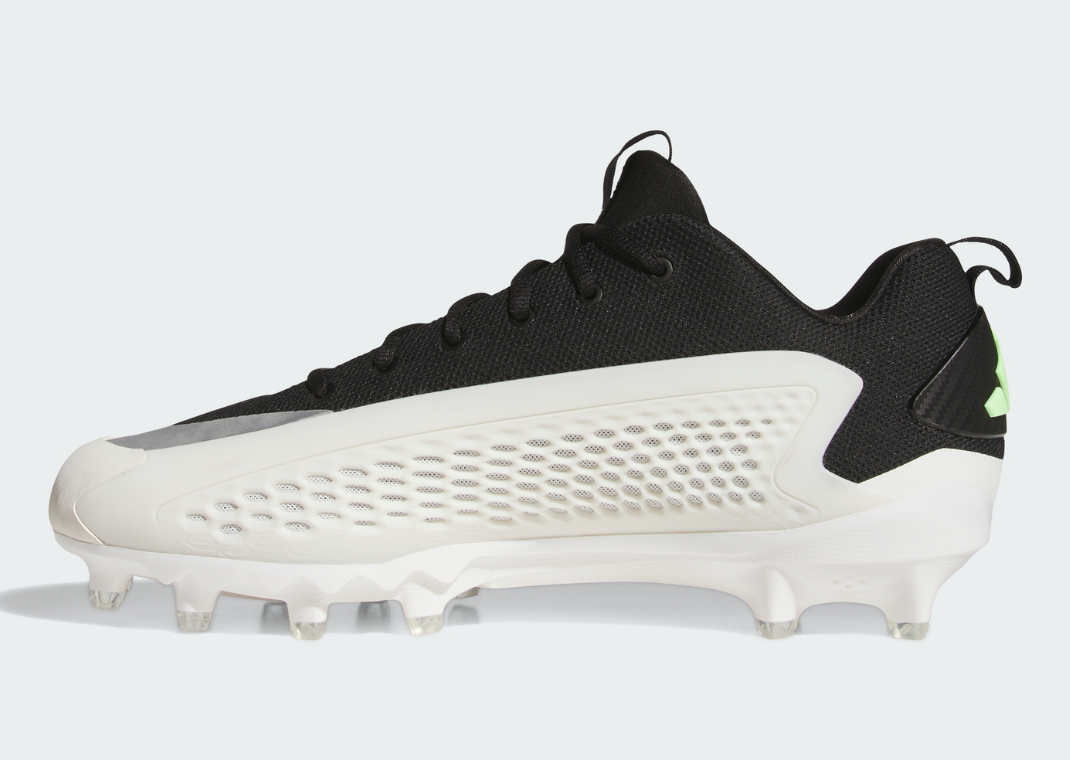 adidas AE 1 Low Football Cleat Core Black White - Medial
