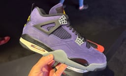 We Got a Look at the Upcoming Air Jordan 4 Lakers at the Inglewood Jordan Brand House