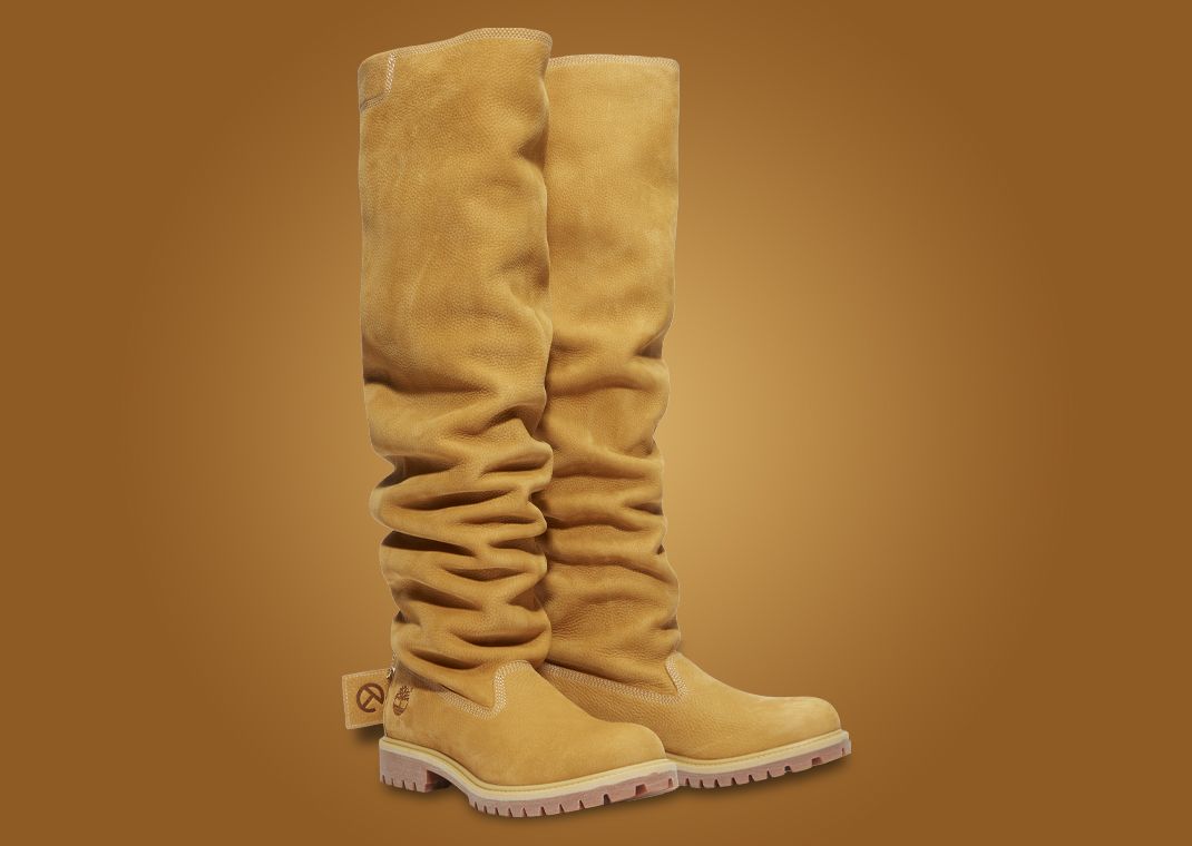 Telfar x Timberland Pull On Boot High Wheat - Angle