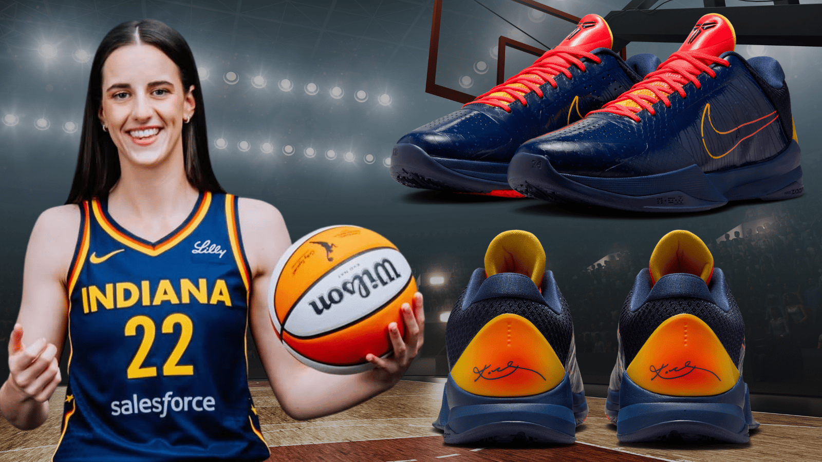 Caitlin Clark's Nike Kobe 5 Protro Indiana Fever PE is Releasing Soon