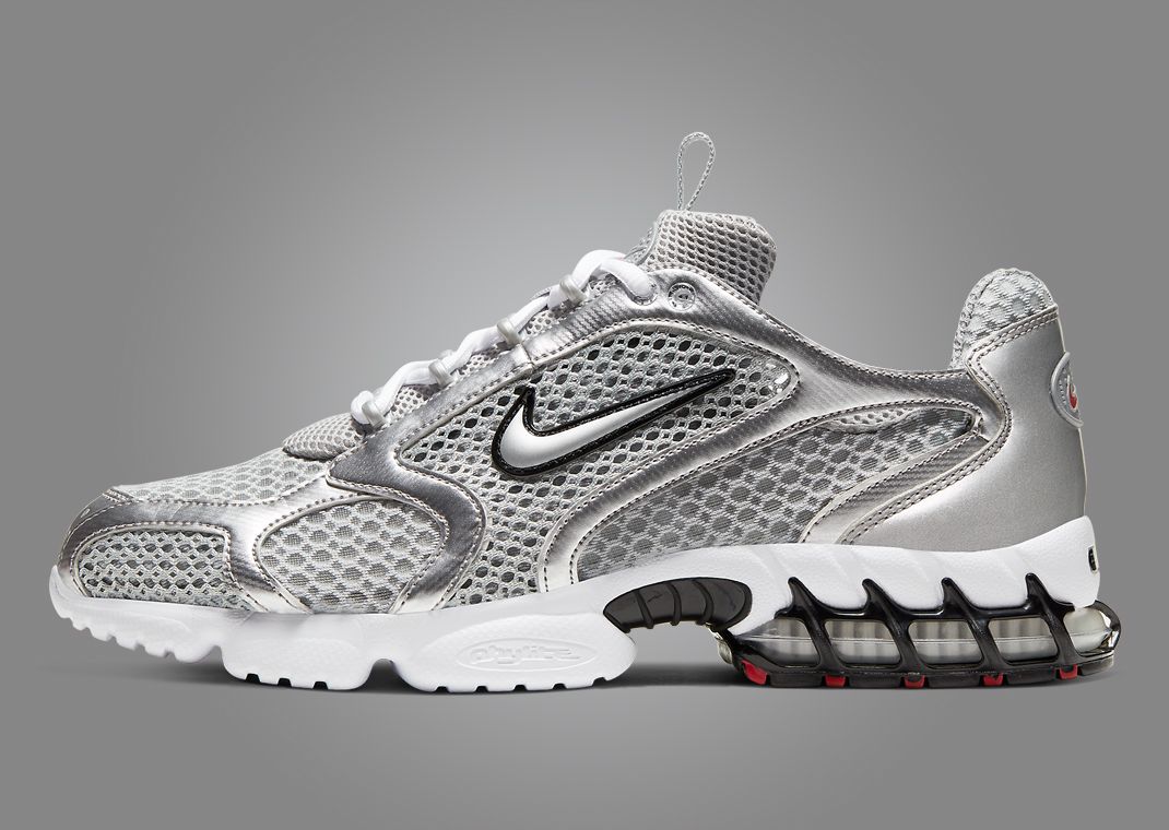 Nike Air Zoom Spiridon Cage 2 Metallic Silver Lateral