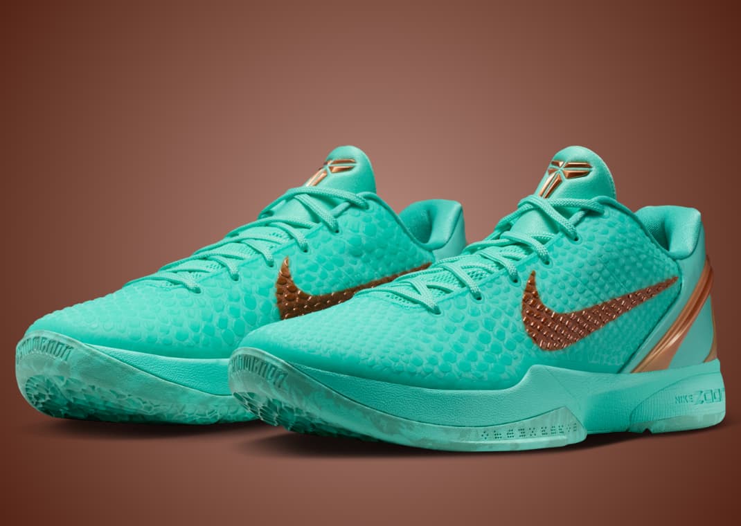 Jalen Brunson's Nike Kobe 6 Protro Statue of Liberty PE Releases