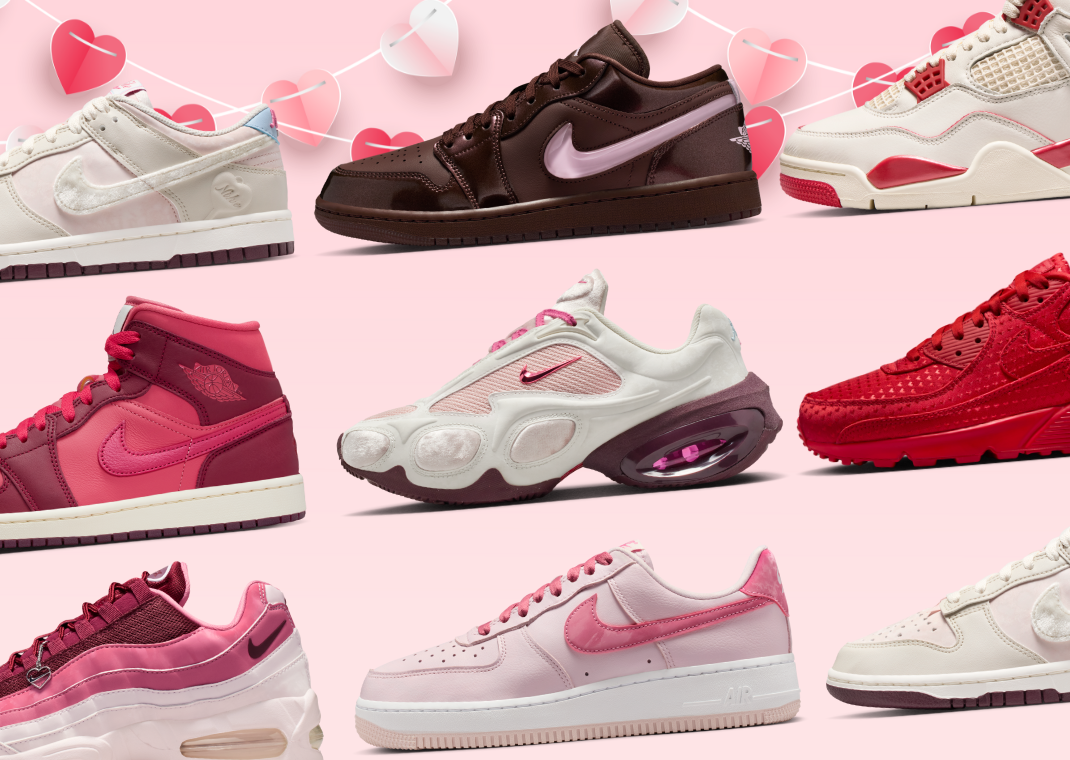 Nike and Jordan Sneaker for Valentine's 2026