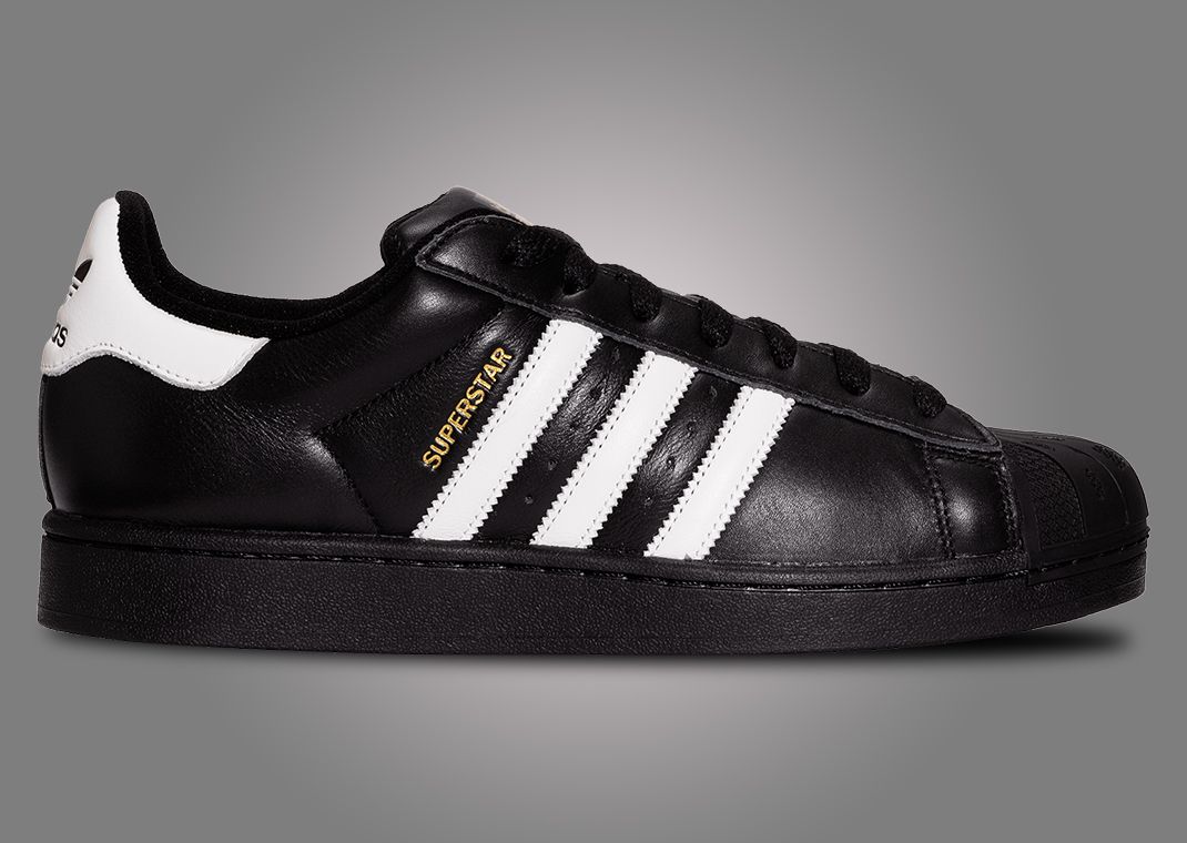 BEAMS x adidas Superstar Black White Lateral