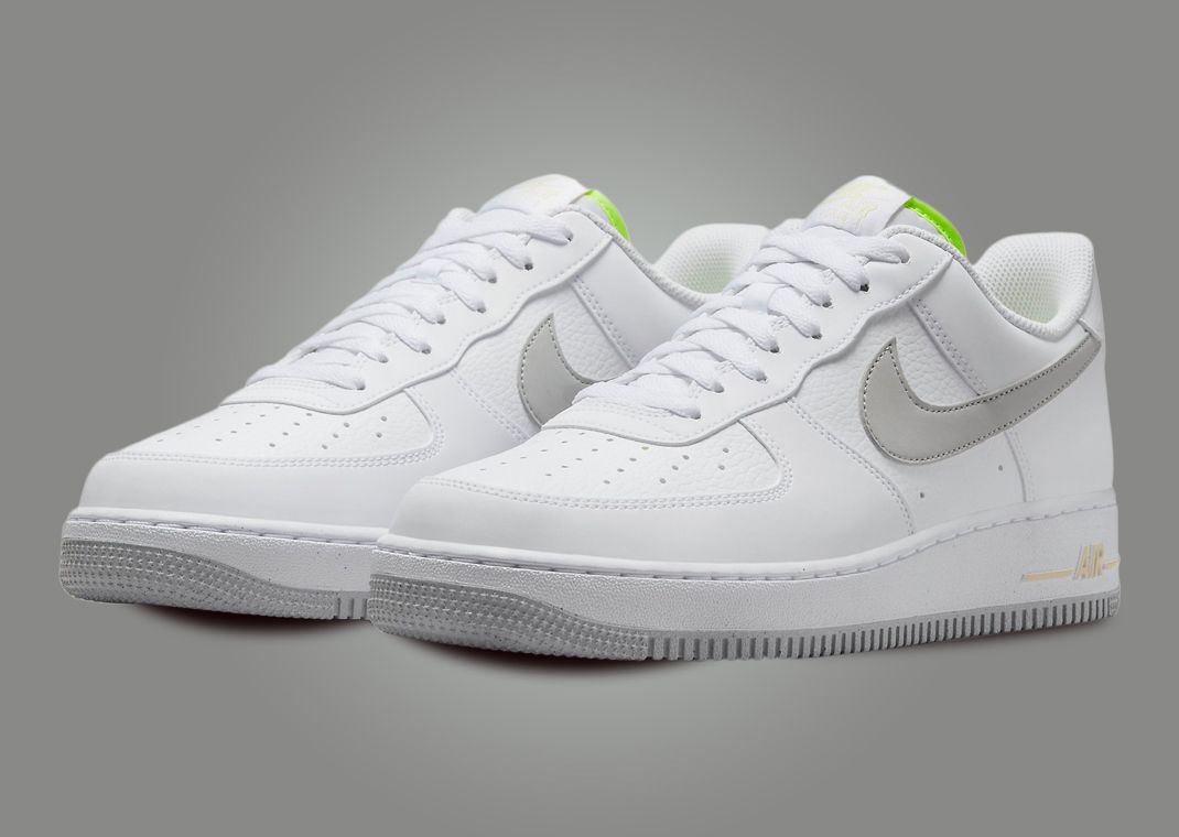 Nike Air Force 1 Low White Grey Volt Lemon