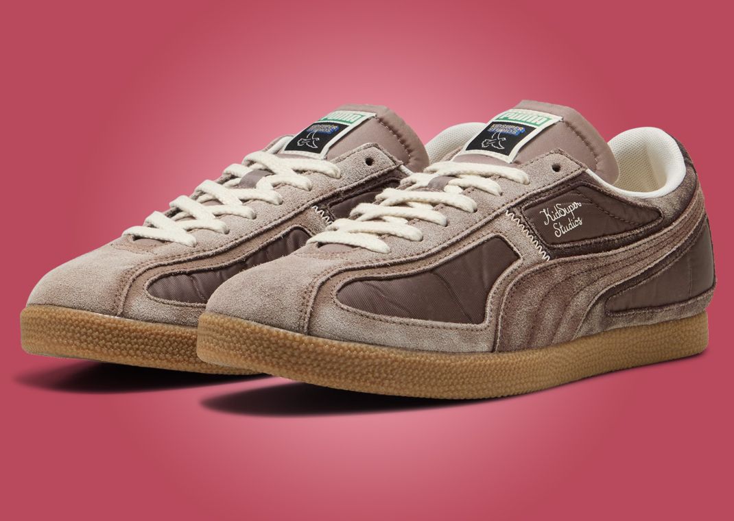 KidSuper x Puma Brasil Panels Espresso Brown - Angle
