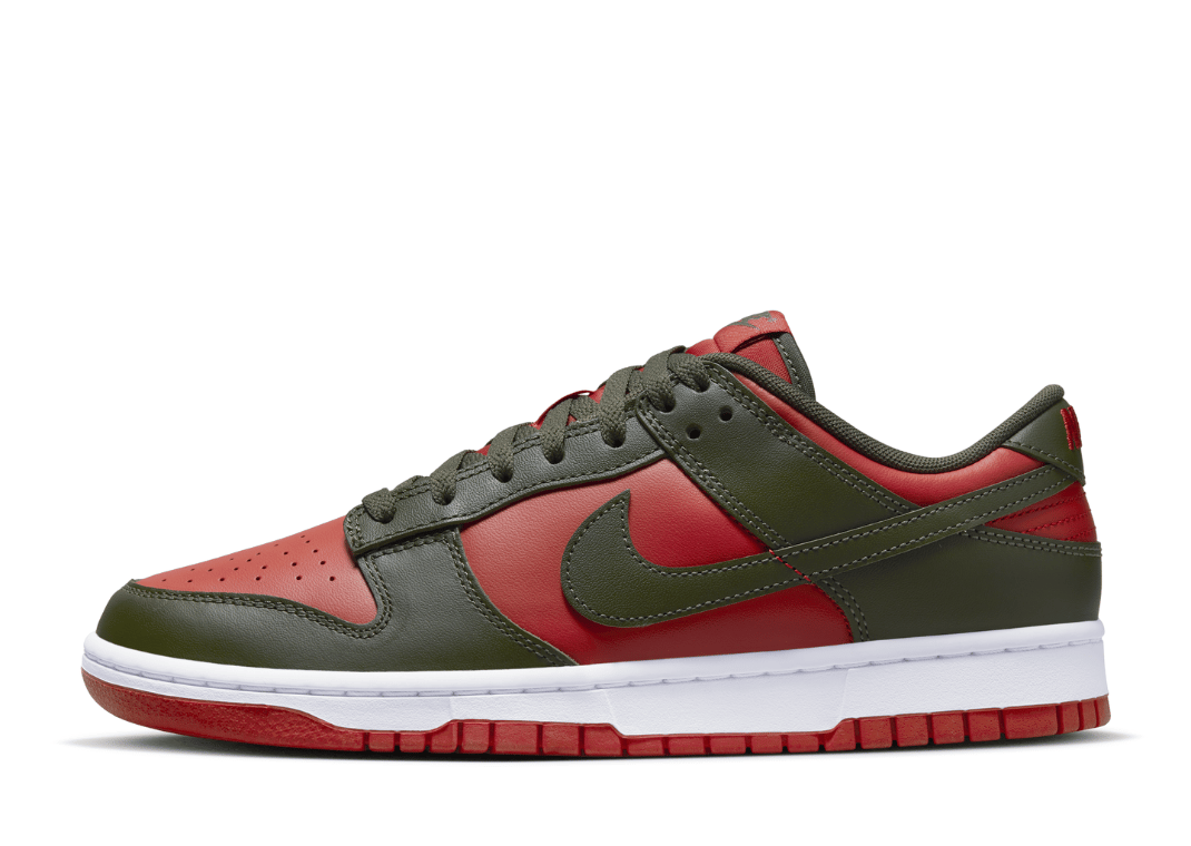 Nike Dunk Low Retro Mystic Red Cargo Khaki Lateral