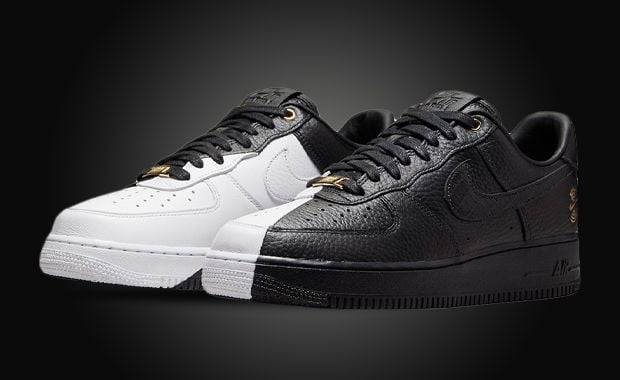 Nike air force 1 low split black white hotsell