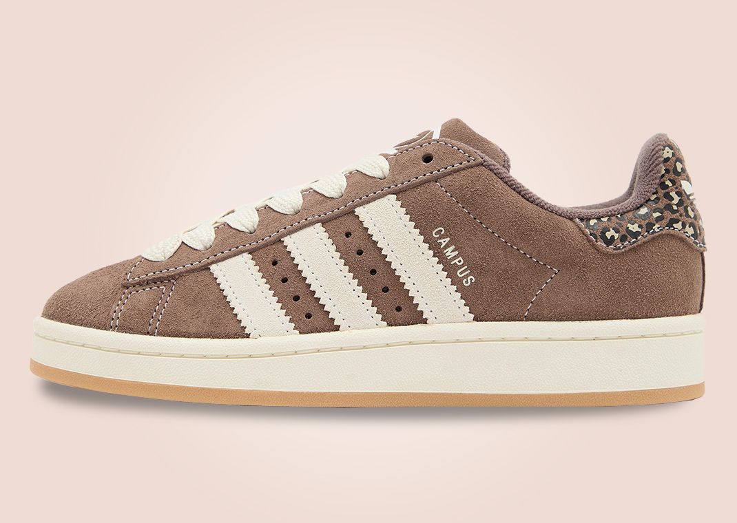 adidas Campus 00s Leopard Print Brown Cream (W) Lateral