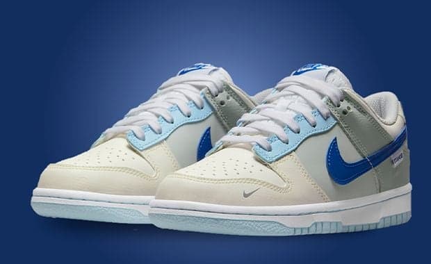Fresh Pastel Hues Grace The Nike Dunk Low Ivory Hyper Royal