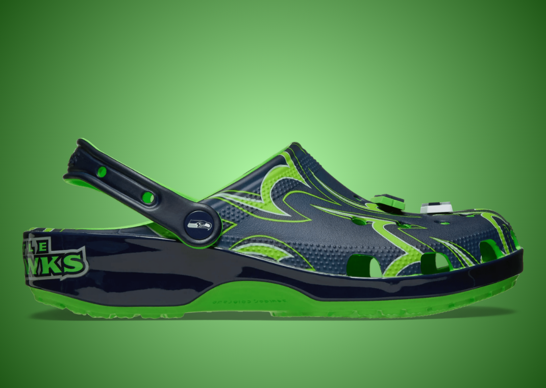 NFL x Crocs Classic Clog Seattle Seahawks - Lateral