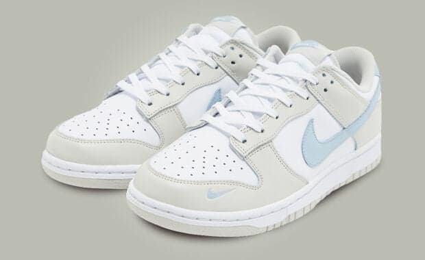 The Women's Nike Dunk Low Light Bone Light Armory Blue Releases Spring 2024