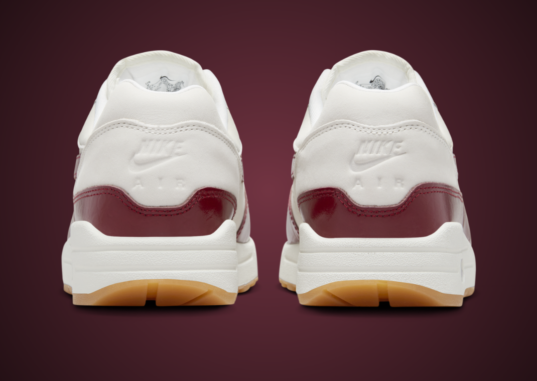 Nike Air Max 1 Lux Grandma Team Red (W) Heel