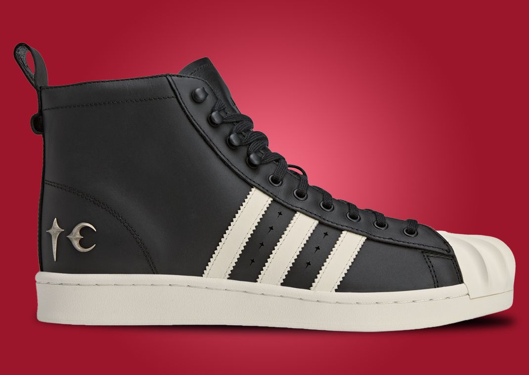 Thug Club x adidas Superstar Boots Black Lateral