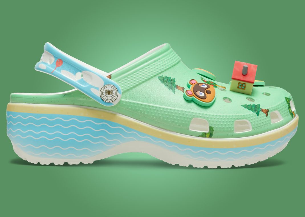 Animal Crossing x Crocs Platform Clog Lateral