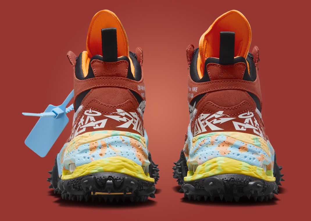 Off-White x Nike Air Terra Forma Mantra Orange Heel