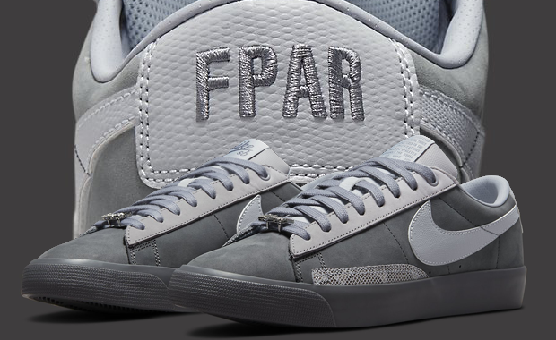 Official Images of the FPAR x Nike SB Blazer Low Cool Grey Official Images of the FPAR x Nike SB Blazer Low Cool Grey