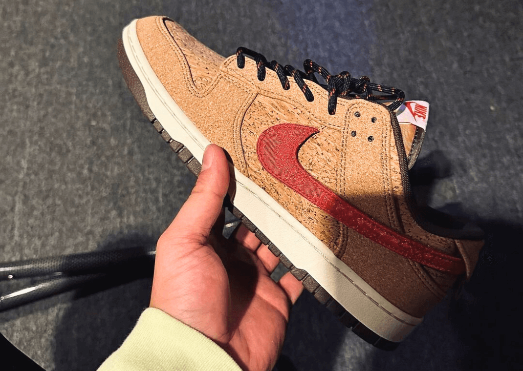CLOT x Nike Dunk Low SP Flax Lateral