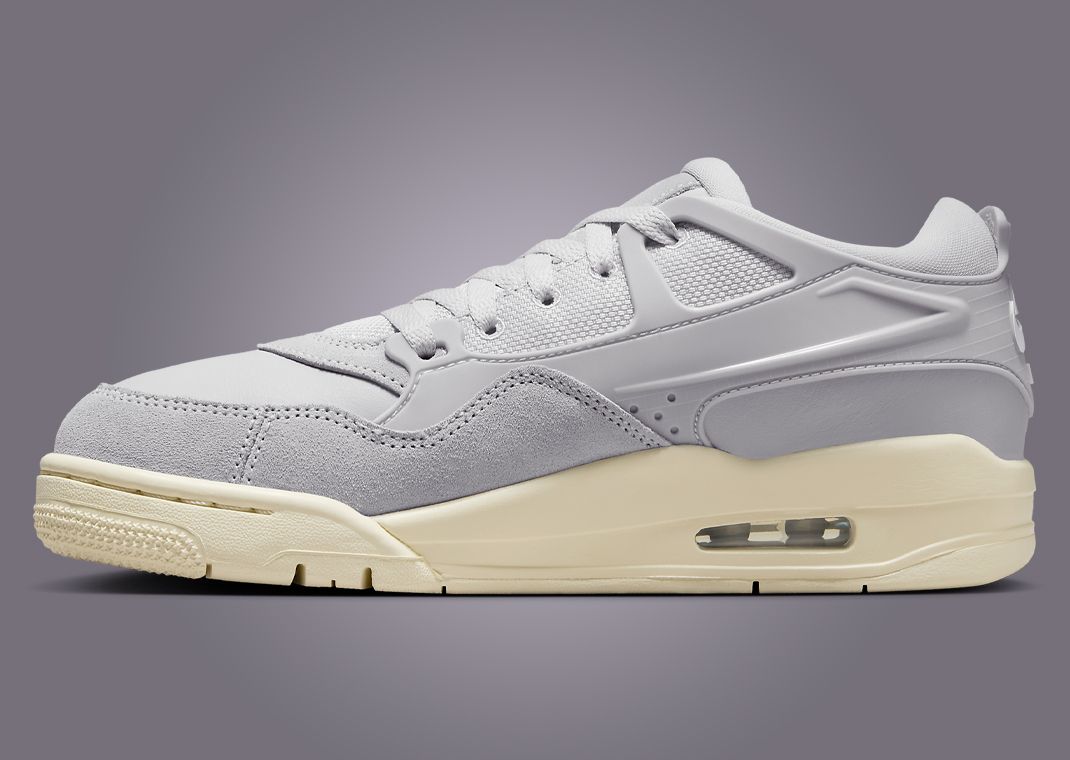 Air Jordan 4 RM Grey Sail (W) Medial