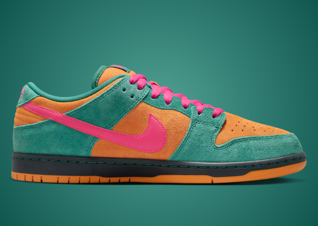 Nike SB Dunk Low Green Noise Watermelon Medial